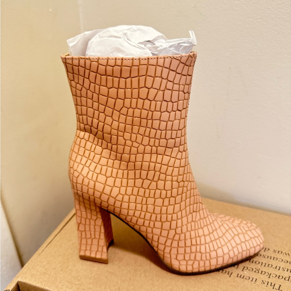 Katy Perry Heeled Ankle - The Luvlie Boots Butterscotch